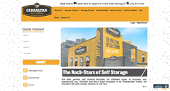 Desktop Screenshot of gibraltarstorage.com